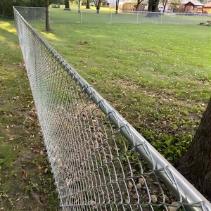 Vendre bien haut 1.8m 2m 2.5m 3m panneaux de clôture de maillon de chaîne de treillis métallique en diamant galvanisé <span class=keywords><strong>pour</strong></span> porte de sécurité - Product Image 2