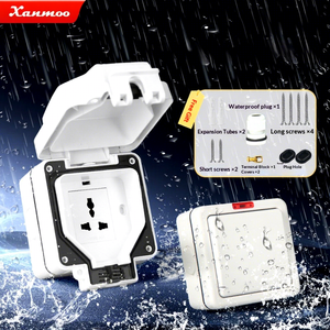 Boîtes de protection pour interrupteurs et prises électriques étanches à l'eau de qualité IP66 pour l'extérieur, boîte de charge extérieure étanche - Product Image 5