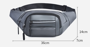 Wholesale Trendy Men's PU Crossbody Phone Bag Korean Casual Sports Chest Sling <strong>Mini</strong> <strong>Backpack</strong> for Outdoor Travel - Product Image 6