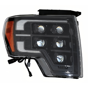 Nuevo Lanzamiento HuaFuXing: Conjunto de Faros <span class=keywords><strong>LED</strong></span> de 5 Lentes para Ford F150 2008-2014, Actualización de Halógeno a <span class=keywords><strong>LED</strong></span>, Faro Proyector Matrix - Product Image 3