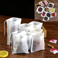 Sachets filtrants en tissu non tissé en gros, pochettes à cordon de taille personnalisée pour bain de pieds aux herbes chinoises et bain aux herbes