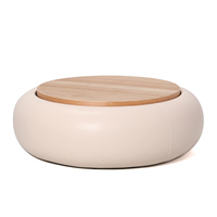 Table Basse/à Thé en Bois Faite à la Main, Style Européen Moderne, pour Maison, Hôtel, Cérémonie de Remise de Diplôme, Salon, Meuble de Rangement Écologique