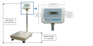 WT-L 60Kg 100Kg 200Kg 300Kg Nhiệm Vụ Nặng Nề Kỹ Thuật Số Nền Tảng Trọng Lượng Quy Mô Điện Tử Kỹ Thuật Số Có Trọng Lượng Quy Mô - Product Image 3
