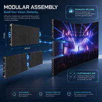 Mur vidéo LED extérieur haute fréquence de rafraîchissement 4200Hz, module d'affichage SMD P4 couleur pleine, taille 320x160mm, HDR3.0, étanche IP65
