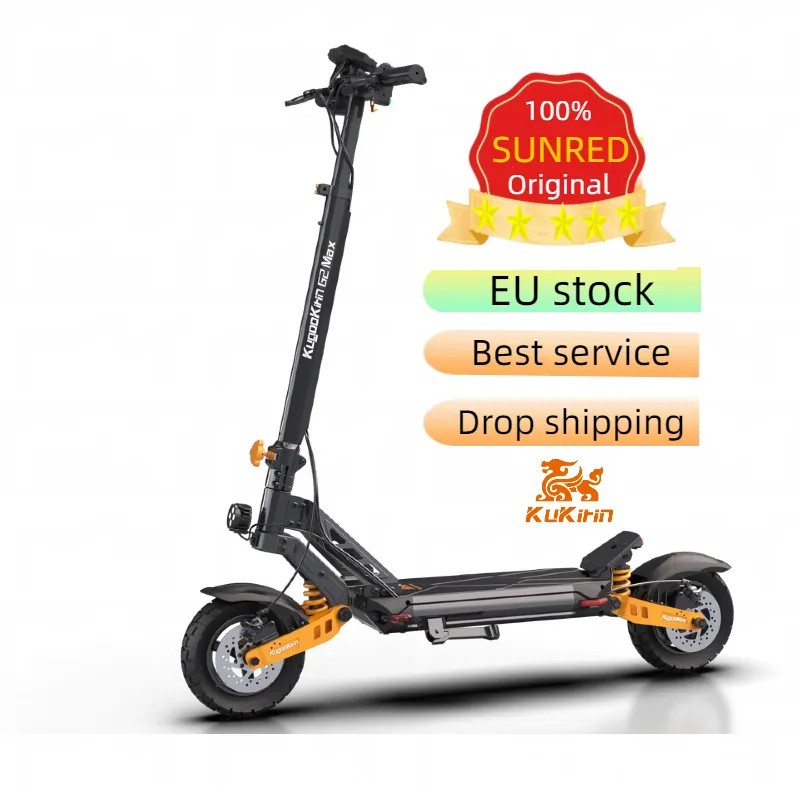 Kukirin G2 Max 1000watt Kugookirin G2max gros pneu pliable tout-terrain Kukirin scooters électriques à roues larges 1000W à vendre en stock UE