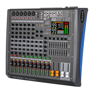 XTUGA HL-G10 프로페셔널 10채널 7밴드 EQ 메탈 오디오 믹서 (99개 DSP 이펙트, USB 레코딩 콘솔 포함, 레코딩 스튜디오용) - Product Image 4