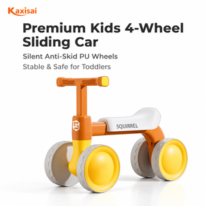 Carro Deslizante <span class=keywords><strong>de</strong></span> 4 Ruedas para Niños, Antivuelco, Juguete Montable para Bebés con Ruedas Silenciosas, Andador para Niños Pequeños <span class=keywords><strong>de</strong></span> 12 a 36 Meses - Product Image 1