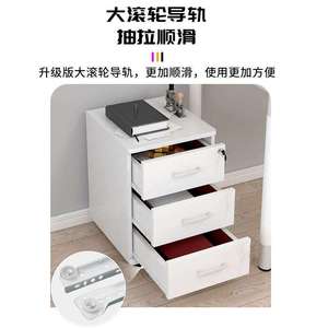 Phong Cách Hiện Đại Bằng Gỗ Bàn Máy Tính Với Ròng Rọc Ngăn Kéo Thấp Tủ <span class=keywords><strong>Locker</strong></span> Với Khóa Cho Nhà Văn Phòng - Product Image 2