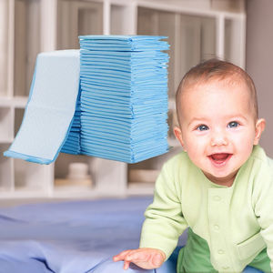 50 Pack 45x33cm Disposable Underpad Changing <strong>Pad</strong> Leak Guard Printed <strong>Baby</strong> Care Nappy Anti-Leak <strong>Baby</strong> <strong>Pee</strong> <strong>Pads</strong> - Product Image 3