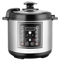 Cuisinière à pression électrique multifonctionnelle intelligente de 6 L en acier inoxydable pour la maison, 24 modes, revêtement antiadhésif, pot intérieur, énergie