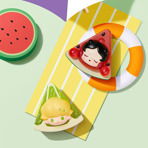 <span class=keywords><strong>ของ</strong></span>แ<span class=keywords><strong>ท</strong></span>้บับเบิ้ลมาร์ทเครื่องประดับยูนิเซ็กซ์ชุดตุ๊กตาแช่แข็งพีวีซีผลไม้น่ารักออกแบบคาถาซ่อนกล่องปริศนาสามเหลี่ยม/ตาบอด - Product Image 3