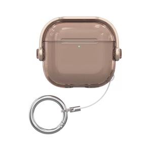 Étui pour écouteurs <span class=keywords><strong>AirPods</strong></span> Pro 2 3 4 avec fonction de support de téléphone intégrée, coque robuste antichoc 2-en-1 avec béquille, logo personnalisé - Product Image 4