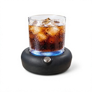 Refroidisseur de bureau pour bureaux, espaces de travail à domicile et coins d'étude, avec commande à un bouton pour les supports de boissons à fond plat - Product Image 1