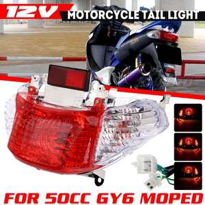 Feu arrière de moto 12V avec clignotants pour scooters chinois 50cc GY6, cyclomoteurs Chuanl, Sunny, SSR, TaoTao - Product Image 1