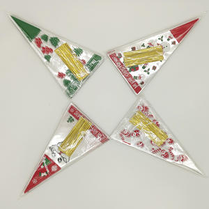 Bolsas de PE con Cierre para Navidad, Económicas y de Fabricación China, Reciclables, para Decoración de Fiestas y Galletas, 100 por Paquete - Product Image 2