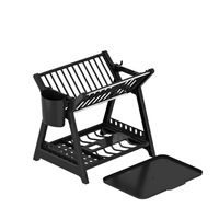 Meilleures ventes : Étagère de rangement de cuisine, égouttoir à vaisselle, égouttoir de comptoir, étagère de rangement multi-niveaux pour placard domestique