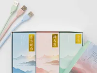 Vente d'usine RISING SUN Câble de charge rapide Type-C 5A Conducteur en cuivre pur Prix bas Multicolore Garantie 1 an pour mobile
