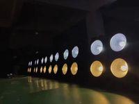 Cob led blinder 4 yeux, 4 pièces 100w blinder light,dmx stage blinder light