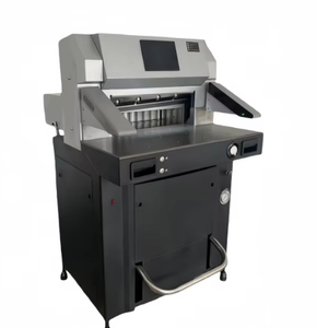 <b>Hydraulic</b> Electric Paper Cutting Machine A2 A3 A4 Paper Guillotining Machine Industrial Heavy Duty Paper <b>Cutter</b> with Efficiency - Product Image 4