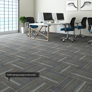 Losetas de Alfombra Geométricas de PVC GHT Century Kerry, Encajables, Antideslizantes y Ecológicas para Hogar, Oficina, Dormitorio y Restaurante - Product Image 3