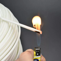 Gaine isolante en fibre de verre enduite de silicone, ignifuge haute température, classe H, tension nominale 1,5-7KV, électrique 2751