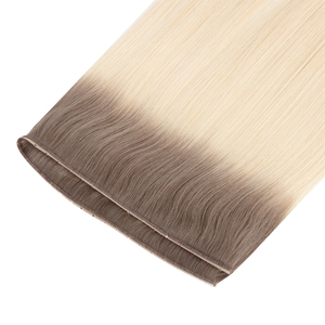 Extensioni di Capelli Umani Remy Europei di Grado 12A, Sottili, Morbide e Leggere, con Base in PU e Trama a Farfalla, Qualità Professionale - Product Image 3