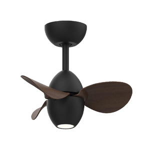 2025 nouveau LED 5 lames DC/AC moteur corps en verre ventilateur de plafond lumière 10 ans garantie fonctionnement silencieux pour bureau à domicile usage Commercial - Product Image 2