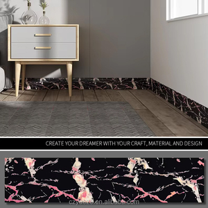 Bande décorative autocollante en <span class=keywords><strong>bois</strong></span> et marbre, étanche, pour plinthes, cadres de portes et bordures de miroirs - Product Image 6