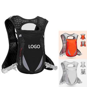 Outdoor Sport Running Vest Bag Breathable <b>Backpack</b> <b>Waterproof</b> Running Vest Safety Sport Hydration Vest for Men and Women - Product Image 2