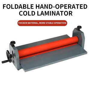 เครื่องเคลือบบัตรเย็นแบบสองด้าน NWD ใช้ไฟฟ้า ปรับความเร็วได้ พร้อมลูกกลิ้งสำหรับรูปถ่าย - Product Image 5