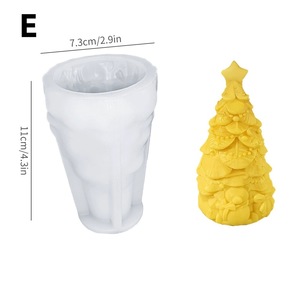 Christmas Snowman Tree Silicone Mold DIY Craft Plaster Mold For Holiday Decorations - Product Image 5