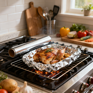 Bao Bì In Ấn Kim Loại Bao Bì Kim Loại Lá Nhà Máy 10mic 12mic 15mic 20mic 30Cm 45Cm Không Dính Thực Phẩm 8011 Cuộn Nhôm Lá - Product Image 6