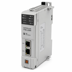คอนโทรลเลอร์ลอจิกอีเธอร์เน็ต/ไอพีอุตสาหกรรม พร้อมโปรแกรม USB <span class=keywords><strong>cpu</strong></span> รุ่น <span class=keywords><strong>1769</strong></span>-<span class=keywords><strong>L33ER</strong></span> โมดูลาร์ PLC - Product Image 1
