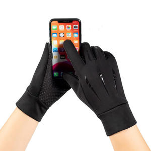 Gants de cyclisme unisexes de style sportif imprimés, résistants à l'eau et compatibles avec les écrans tactiles, vente en gros - Product Image 1