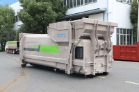 Conteneur de compression des déchets de 16m3 à 18m3, compacteur, bac à déchets mobile, station de traitement des déchets ménagers