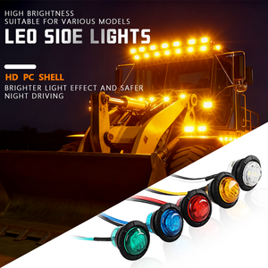 Nouvelle lumière d'avertissement latérale pour voiture, camion, moto, 12V, IP65, étanche, faisceau à 360 degrés, ajustement universel - Product Image 5