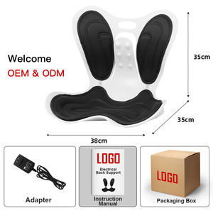 Calefacción eléctrica profesional por vibración, soporte de espalda Lumbar, silla, Corrector de postura, cojín de masaje de asiento para oficina, trabajo en casa - Product Image 6
