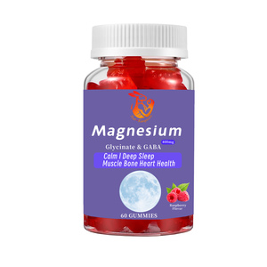 Gomitas de Magnesio Más Vendidas para Reducir la Fatiga Diurna, Vitamina D, B6, Nutrición Deportiva, 60 Unidades, Marca Privada OEM - Product Image 1