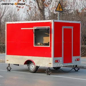 ORIENTAL SHIMAO fast concession food trailer coffee mobile food van cart food trucks con cucina completa in vendita in cina