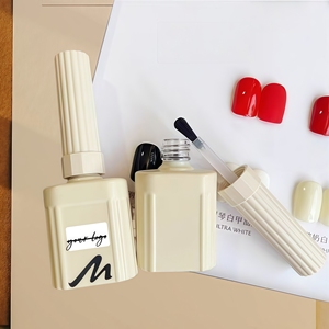 Botella de vidrio cuadrada vacía <span class=keywords><strong>para</strong></span> esmalte de <span class=keywords><strong>uñas</strong></span> de 5 ml con pincel, venta al por mayor <span class=keywords><strong>para</strong></span> esmalte de gel, logotipo personalizado, OEM - Product Image 1