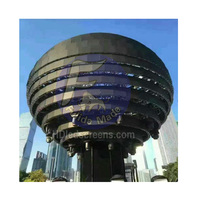 Pantalla LED Curva de Alta Definiciónpantallas led arco meta Flexible P2.5/Pantalla LED Curva en Forma de Arco para Publicidad