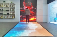 Écran interactif LED au sol, étanche IP66, affichage numérique publicitaire intérieur/extérieur, haute luminosité P3, affichage de bienvenue CMS