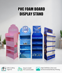 Espositore in cartone promozionale su misura in PVC espanso espositore in cartone per supermercato al dettaglio espositore da pavimento in cartone - Product Image 4