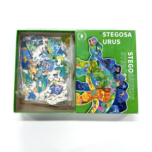 Rompecabezas de Cartón, Piezas Laminadas Duraderas, 80 Piezas, Cartón Grueso, Rompecabezas Educativo para Preescolar, Juegos para Padres e Hijos - Product Image 1