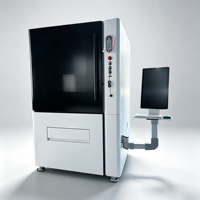 Machine de découpe laser à fibre CNC industrielle 6060 avec fonction automatique pour la fabrication de métaux, de cristaux et de verre, prise en charge BMP