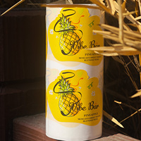 Etiquetas de Vino Metálicas con Estampado Dorado de Alta Gama, Diseño Personalizado, Tamaño Personalizado para Botellas de Vino Tinto, Etiqueta Privada