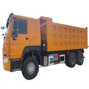 Howo Cheap price Chinese brand dump truck 40 for sale construction machinery yellow color