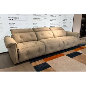 Smart Convertible Villa <b>Bed</b> Motorized Recliner 3 Seats Genuine Leather Large Function OEM Furniture SF818 Smart SF818 SF818 - Product Image 5
