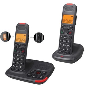 Teléfono Inalámbrico de Escritorio DECT con Audio Digital HD para Oficina en Casa, con Agenda Telefónica y Grabación de Voz, para Hoteles y Empresas - Product Image 5