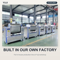 Mélangeur de pâte horizontal automatique 200 kg, machine industrielle pour mélanger la pâte à biscuits et à gâteaux pour ligne de production alimentaire de boulangerie